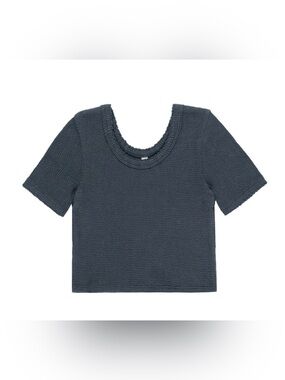NWT Girls’ Rylee and Cru Scallop Tee - Indigo
